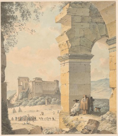 Coliseo en Santi Quattro Coronati
Vista del Coliseo (título en el objeto) de Josephus Augustus Knip