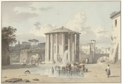 El templo de Vesta en Roma de Josephus Augustus Knip