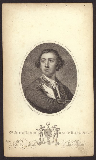Sir John Lockhart-Ross, almirante británico (grabado) de Joshua (after) Reynolds