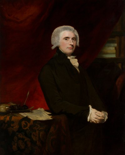 Retrato de Thomas, Lord Erskine (1750-1823) en su biblioteca de Joshua (circle of) Reynolds