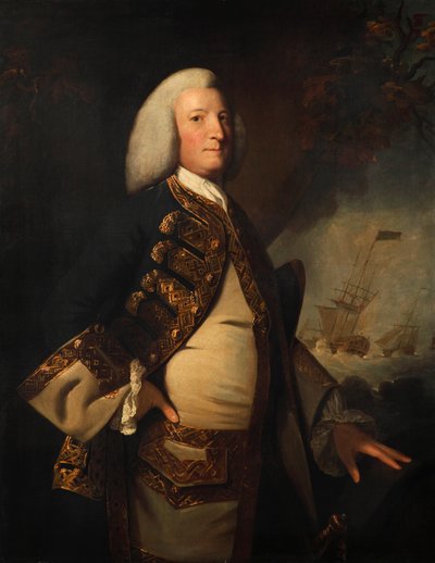 Almirante Sir George Anson de Joshua (style of) Reynolds