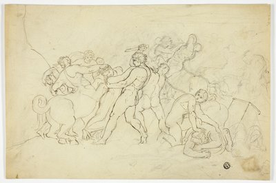 Batalla de Lapiths y Centauros de Joshua Cristall