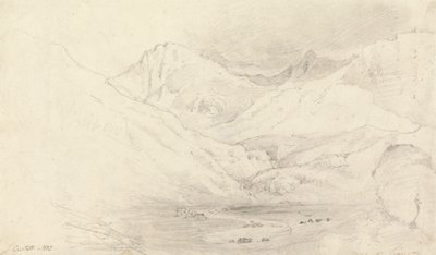 El valle de Nant Ffrancon, Caernarvonshire de Joshua Cristall