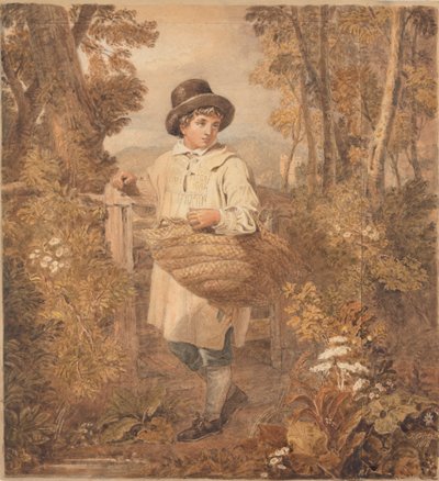 Joven leñador de Joshua Cristall