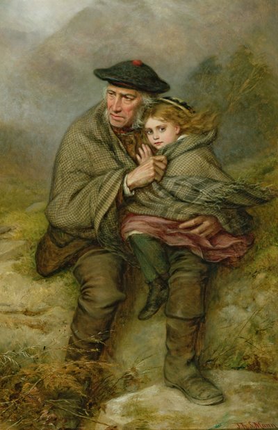 El viento frío, 1876 de Joshua Hargrave Sams Mann