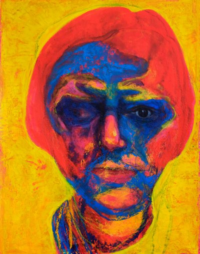 Retrato expresivo y audaz de Joshua Hoskins