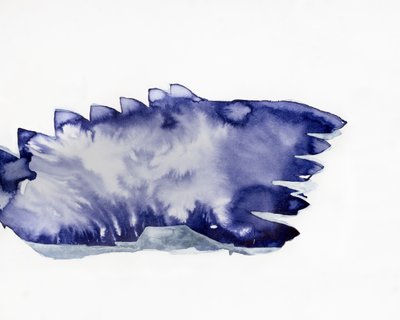 Abstracción azul intenso de Joshua Hoskins