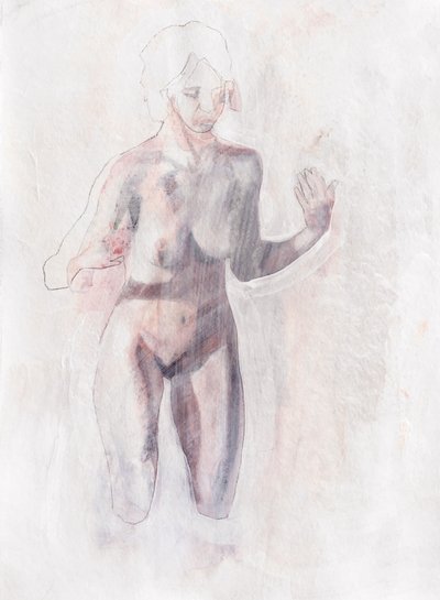 Figura desnuda etérea de Joshua Hoskins