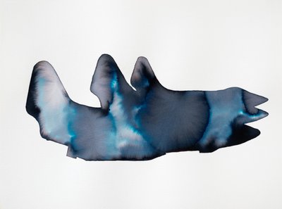 Criatura azul fluida de Joshua Hoskins
