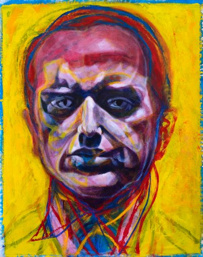 Retrato intenso y colorido de Joshua Hoskins