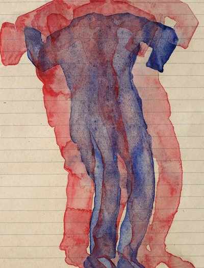 Formas humanas en capas de Joshua Hoskins