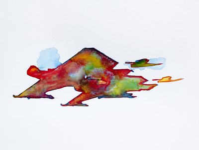 Flujo abstracto vibrante de Joshua Hoskins