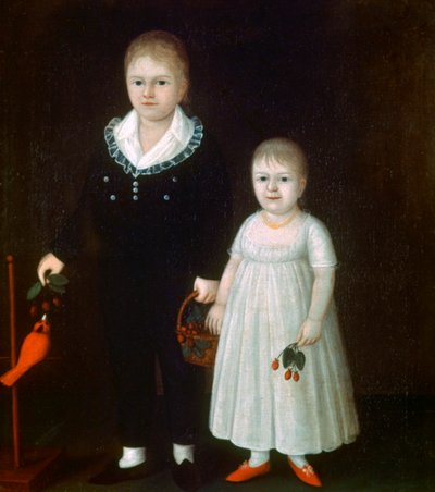 Edward y Sarah Rutter, c. 1805 de Joshua Johnson