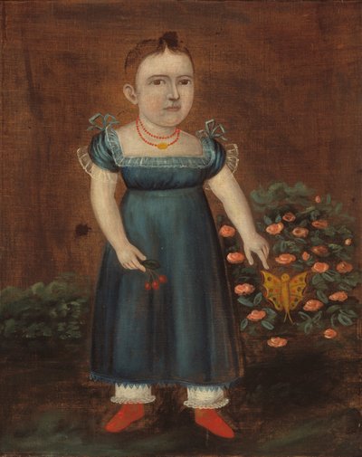 Retrato de Adelia Ellender, ca. 1803-1805 de Joshua Johnson