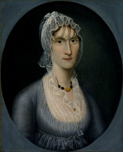 Retrato de la Sra. Barbara Baker Murphy, esposa del capitán de mar, ca. 1810 de Joshua Johnson