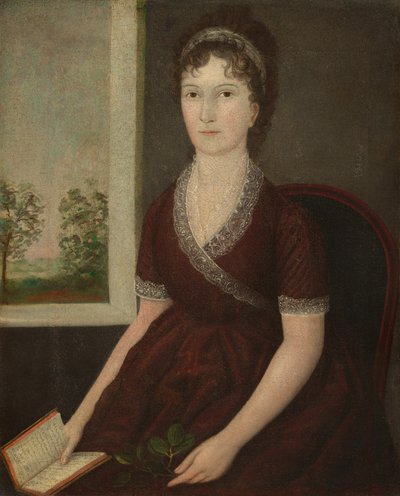 Sarah Ogden Gustin, c. 1805 de Joshua Johnson