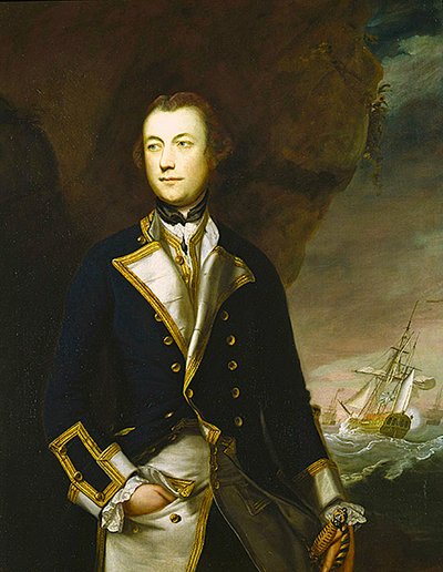 Capitán Robert Brice de Joshua Reynolds