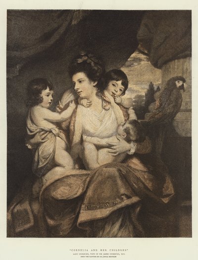 Cornelia y Sus Hijos de Joshua Reynolds