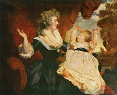 Duquesa de Devonshire y niño de Joshua Reynolds