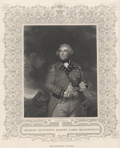 George Augustus Eliott, 1er Barón Heathfield de Joshua Reynolds
