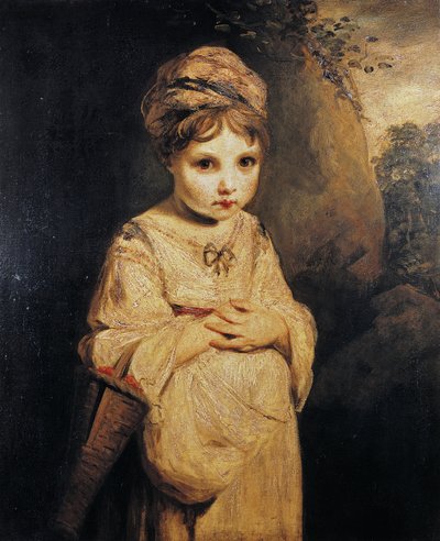Niña con fresas de Joshua Reynolds