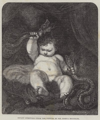 Hércules infante de Joshua Reynolds