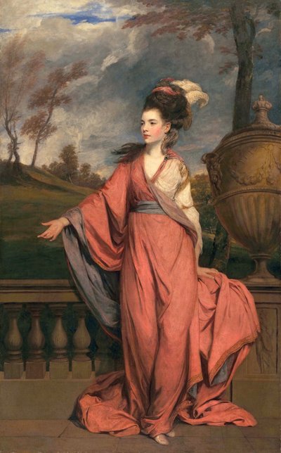 Jane Fleming, luego condesa de Harrington, c.1778-79 de Joshua Reynolds