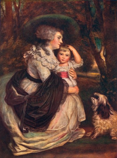 Lavinia, Condesa Spencer 1762-1831, y John Charles Spencer, Vizconde Althorp 1782-1845, 1906 de Joshua Reynolds