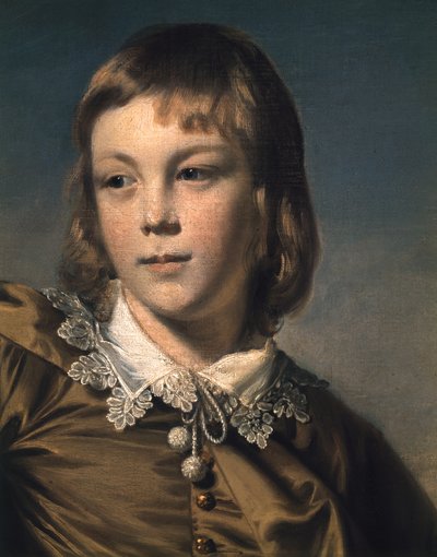 Maestro Thomas Lister El Niño Marrón, 1764 (detalle) de Joshua Reynolds