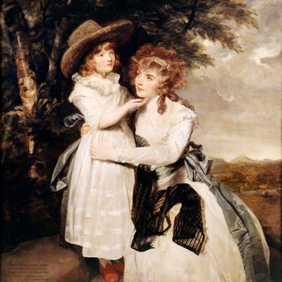 La Srta. Cocks y su sobrina de Joshua Reynolds