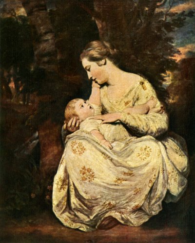 Sra. Hoare y niño, 1763-1764, c. 1912 de Joshua Reynolds