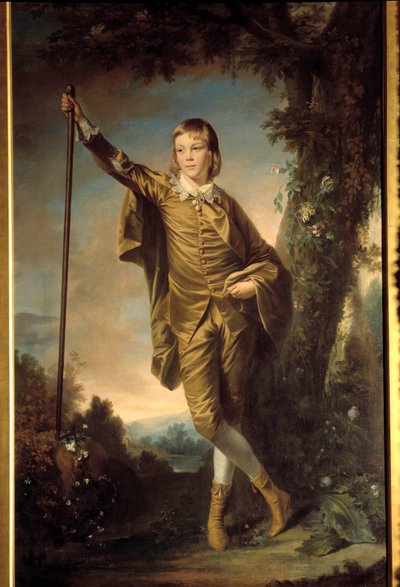 Retrato de cuerpo entero de Thomas Lister, pintura de Joshua Reynolds (1723-1792). 1764 de Joshua Reynolds