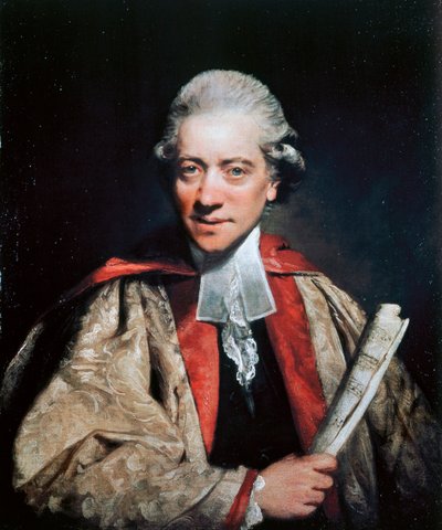 Retrato de Charles Burney, compositor, organista e historiador de la música de Joshua Reynolds