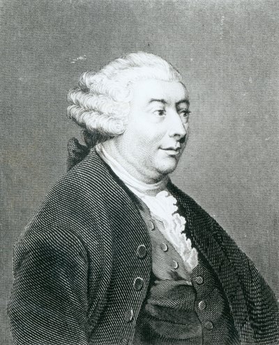 Retrato de David Hume, grabado por William Henry Worthington de Joshua Reynolds