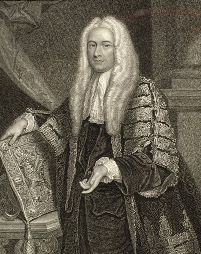 Retrato de Henry Fox, 1er Barón Holland (1705-74), grabado por Henry Robinson de Joshua Reynolds