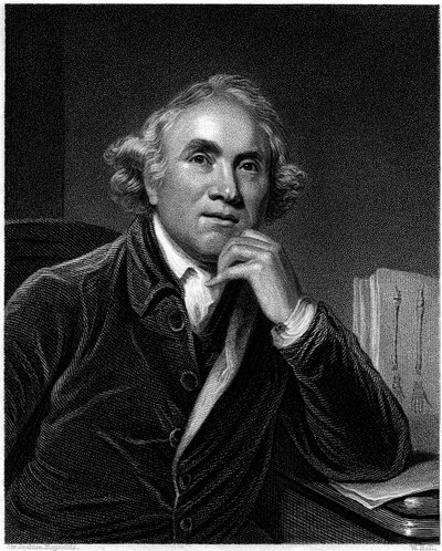 Retrato de John Hunter, grabado por William Holl, c.1830s de Joshua Reynolds