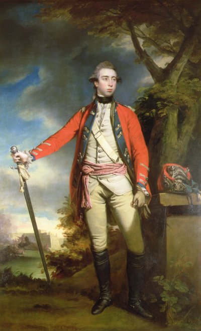 Retrato de Lord de Ferrars (óleo sobre lienzo) de Joshua Reynolds