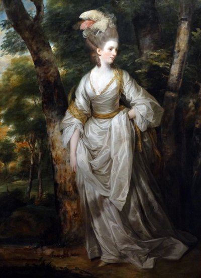 Retrato de la Sra. Elizabeth Karnak por Joshua Reynolds de Joshua Reynolds