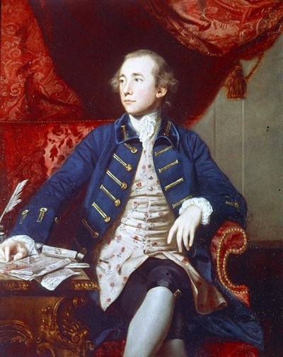 Retrato de Warren Hastings (1732 - 1818). Pintura de Joshua Reynolds. 1766 - 1768. Londres, National Portrait Gallery. de Joshua Reynolds