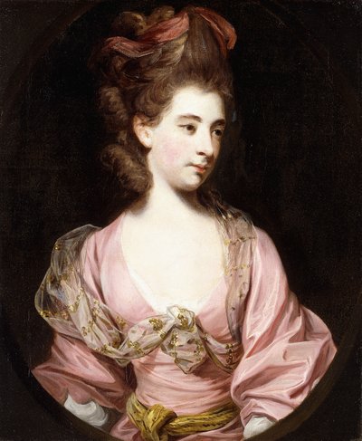 Retrato de una dama, se dice que es la Sra. de Joshua Reynolds