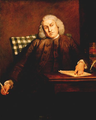 Samuel Johnson, hombre de letras inglés, 1756-1757 de Joshua Reynolds