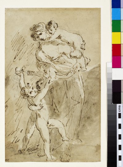 Estudio de la caridad de Joshua Reynolds