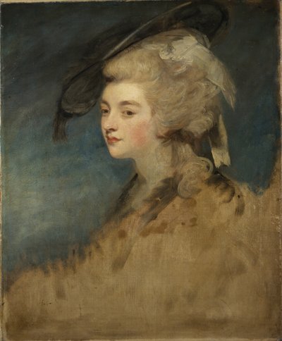 Estudio de Georgiana Spencer de Joshua Reynolds