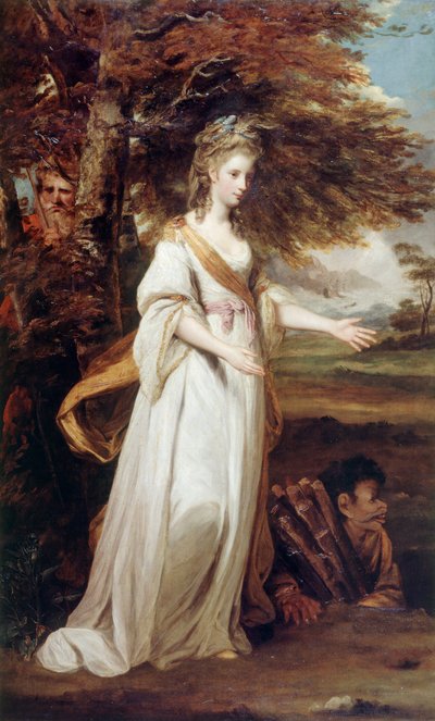 La Honorable Sra. Tollemache como "Miranda". de Joshua Reynolds