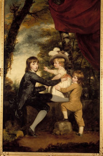 Los niños del cordero. Pintura de Joshua Reynolds (1723-1792). Siglo XVIII. Colección privada de Joshua Reynolds