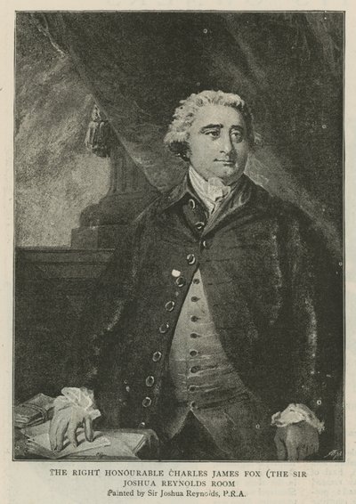 El Muy Honorable Charles James Fox de Joshua Reynolds