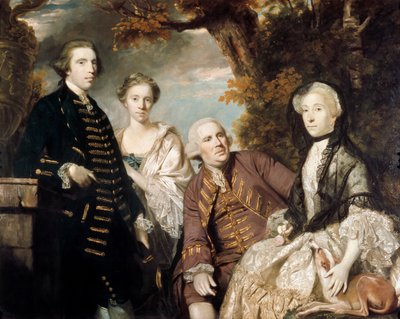 La familia Roffey, 1765 de Joshua Reynolds