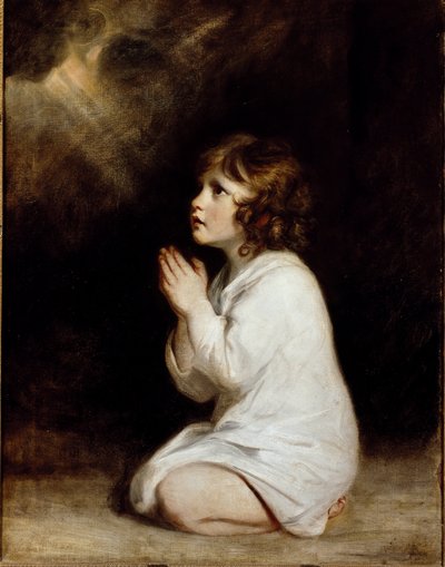 El infante Samuel en oración de Joshua Reynolds