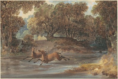 Paisaje con ciervos, Carolina del Norte de Joshua Shaw