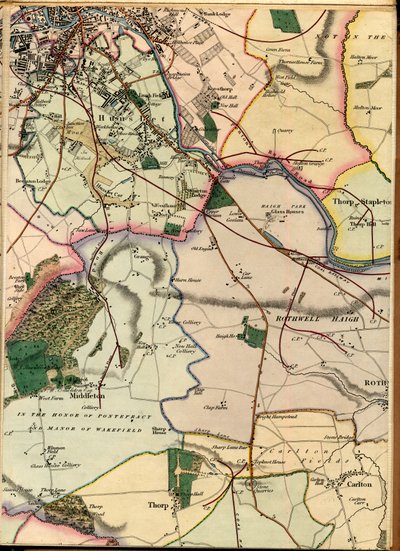 C4, sur de Leeds, Hunslet, Thorp, Middleton, Rothwell Haigh  Carlton de Joshua Thorp